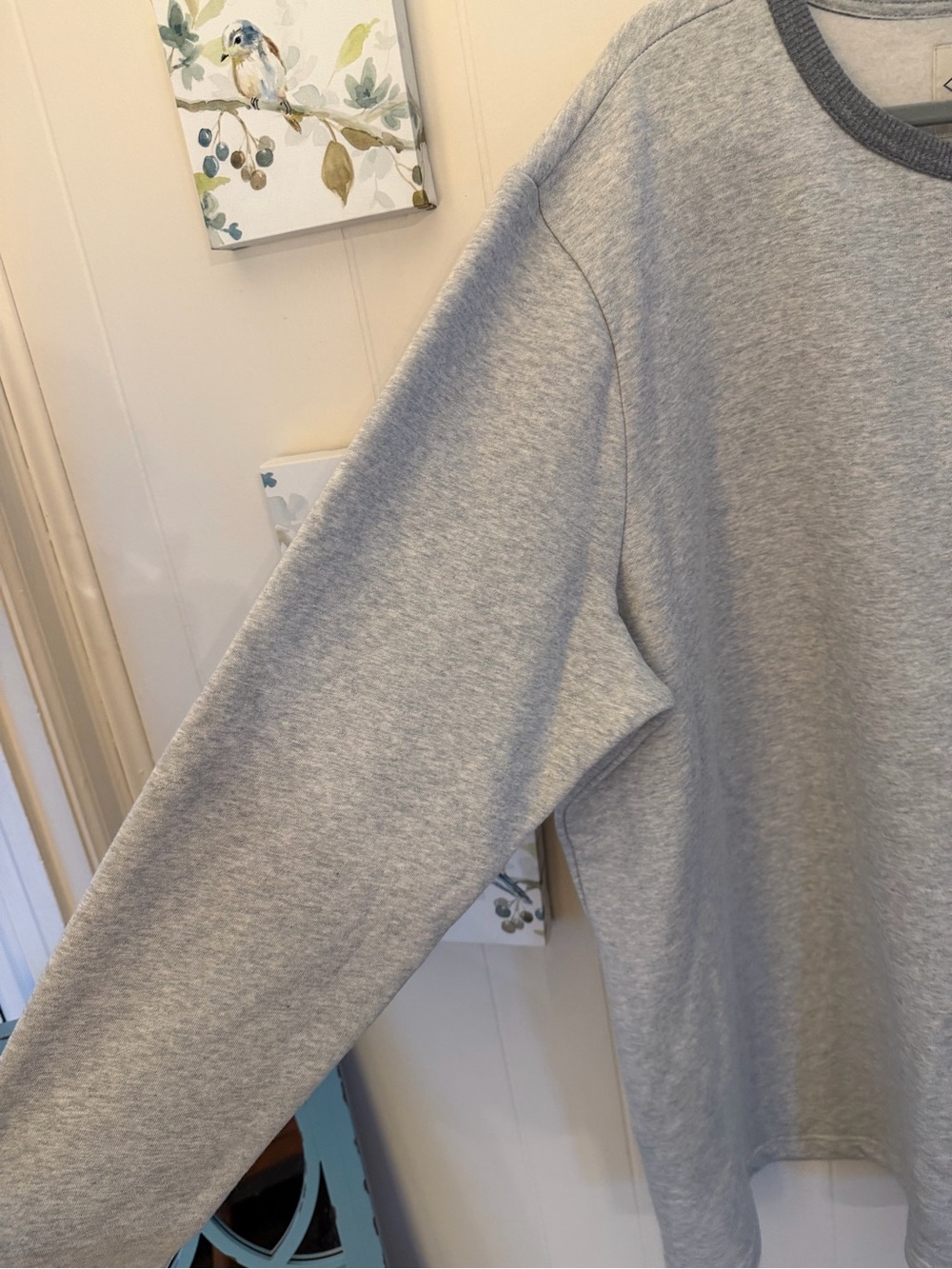 St. John’s Bay Men’s 3XL Super Soft Gray Crewneck Sweatshirt NWT $60 - Picture 2 of 10